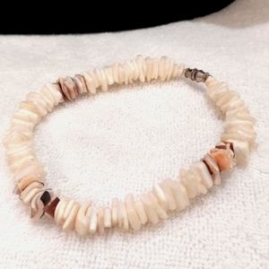 Puka Shell Braclet unisex 9.5"